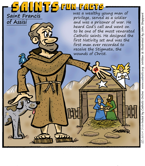 St. Francis of Assisi Saints Fun Facts for St. Francis of Assisi
