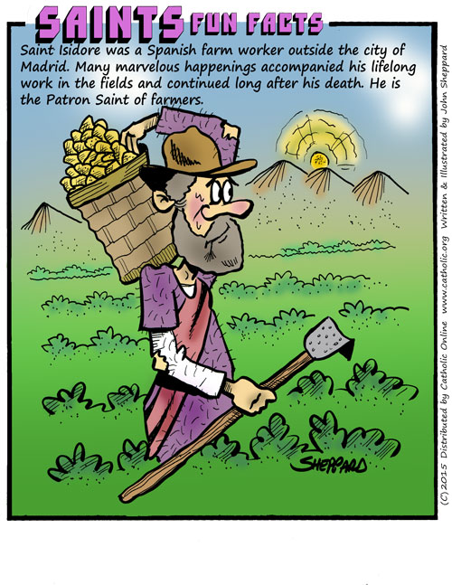 Saints Fun Facts for St. Isidore, the Farmer