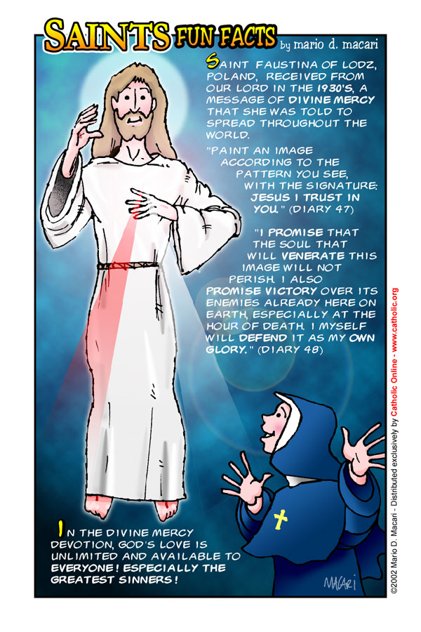 St. Faustina Kowalska Saints Fun Facts for St. Faustina Kowalska