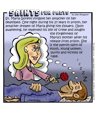 St. Maria Goretti Saints Fun Facts for St. Maria Goretti