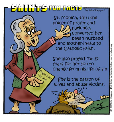 St. Monica Saints Fun Facts for St. Monica