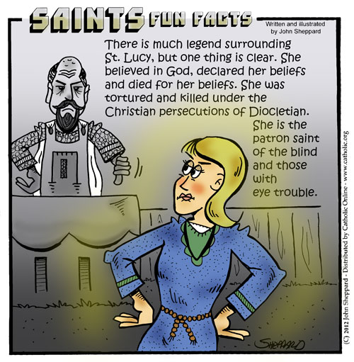 St. Lucy Saints Fun Facts for St. Lucy
