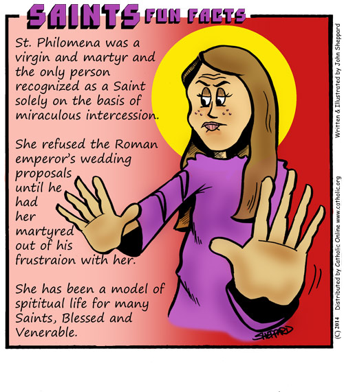 Saints Fun Facts for St. Philomena