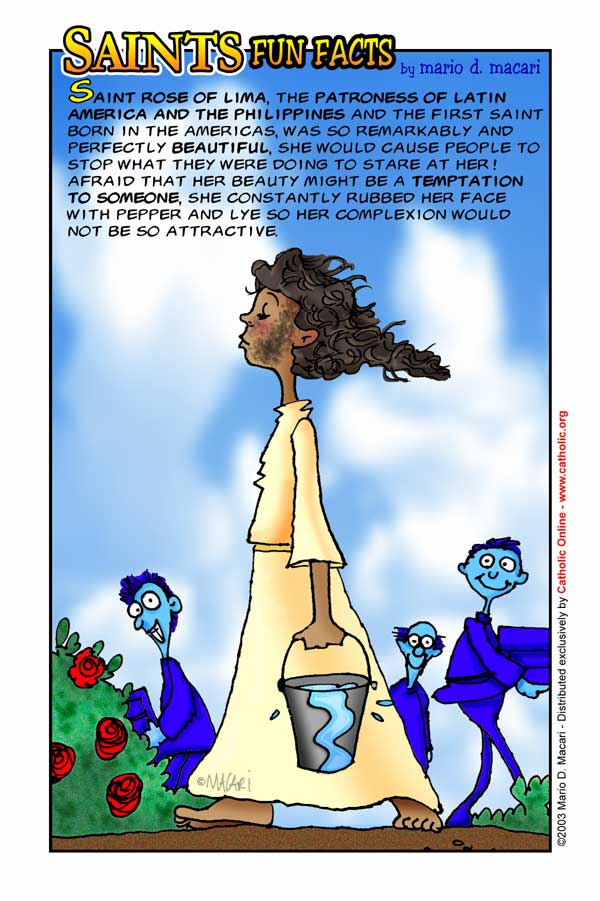 Saints Fun Facts for St. Rose of Lima