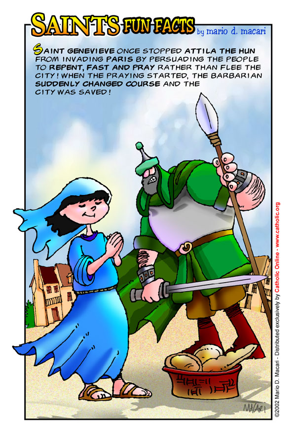 St. Genevieve Saints Fun Facts for St. Genevieve