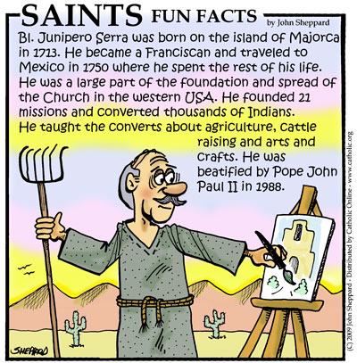 St. Junipero Serra Saints Fun Facts for St. Junipero Serra
