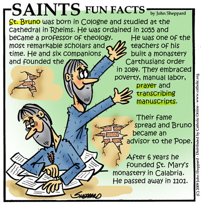 St. Bruno Saints Fun Facts for St. Bruno