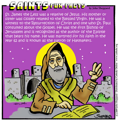 St. James the Lesser Saints Fun Facts for St. James the Lesser